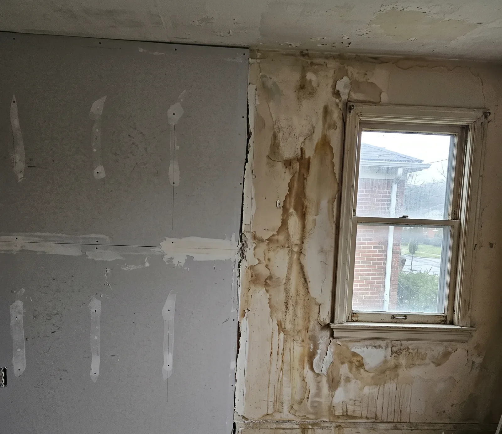 Professional water damage restoration technician treating a home foundation in Austin, TX